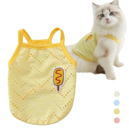 Mesh Breathable Sphynx Cat Clothes
