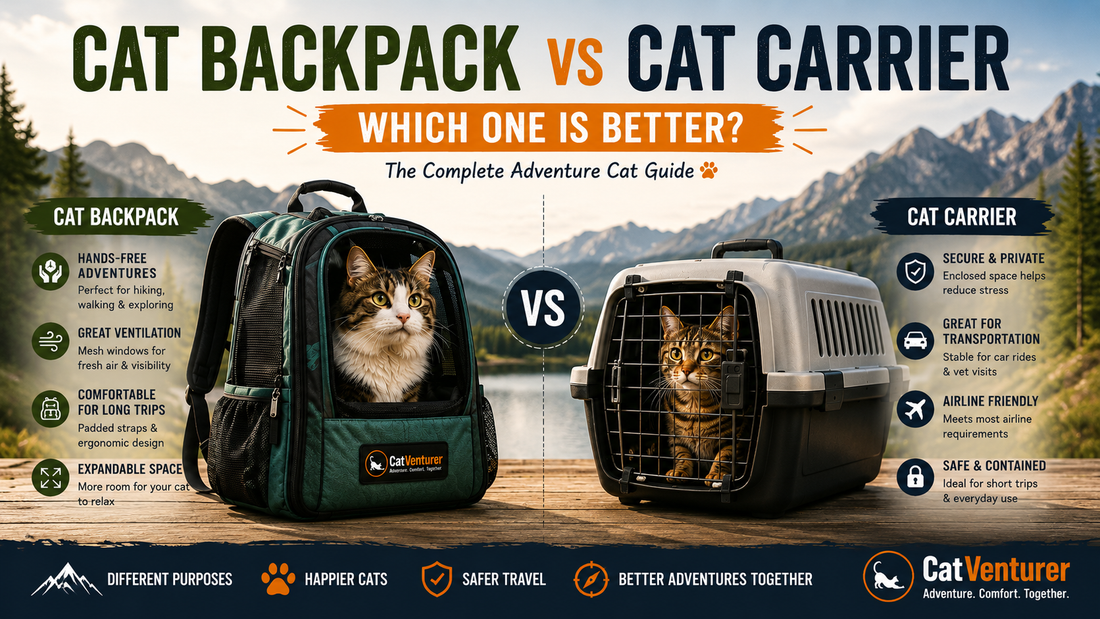 Cat Backpack vs Cat Carrier: Which One Is Better? The Complete Adventure Cat Guide (2026)