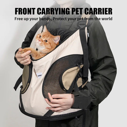 Pet Carrier Backpack Front Chest Carrying Tote Bag