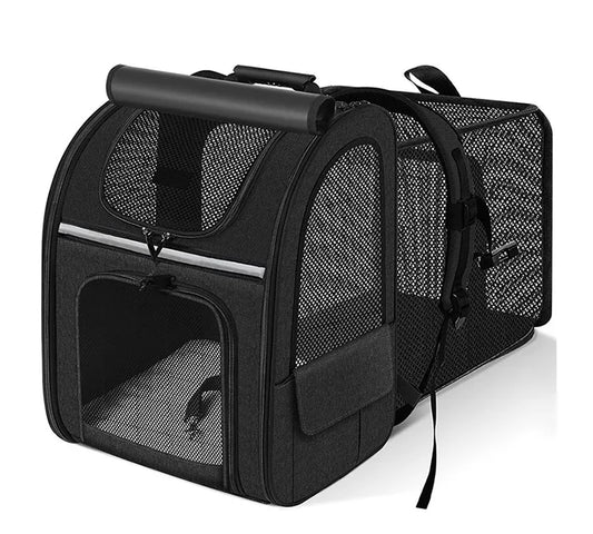 Cat Carrier Backpacks Expandable with Shade Cover